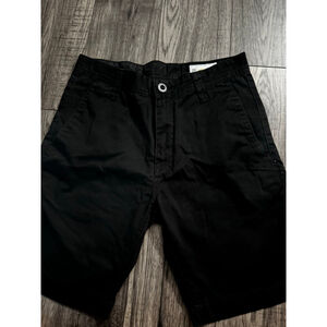 Volcum True to This Size 28 Cotton Blend Chino Black Shorts